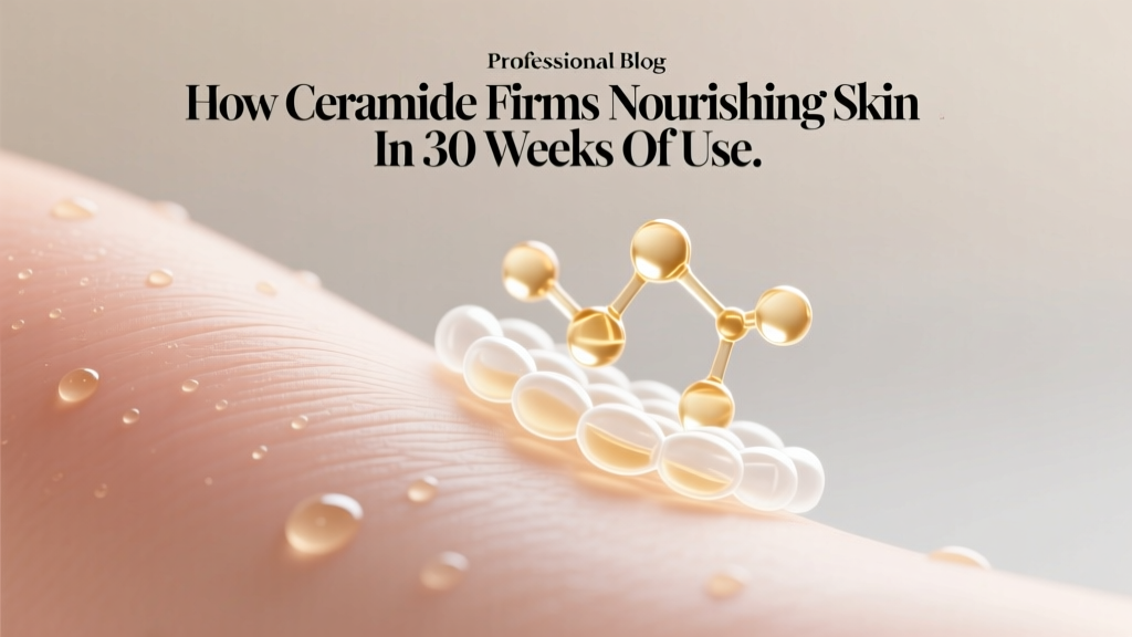 How Ceramide Firms Nourishing Skin In 30 Weeks Of Use