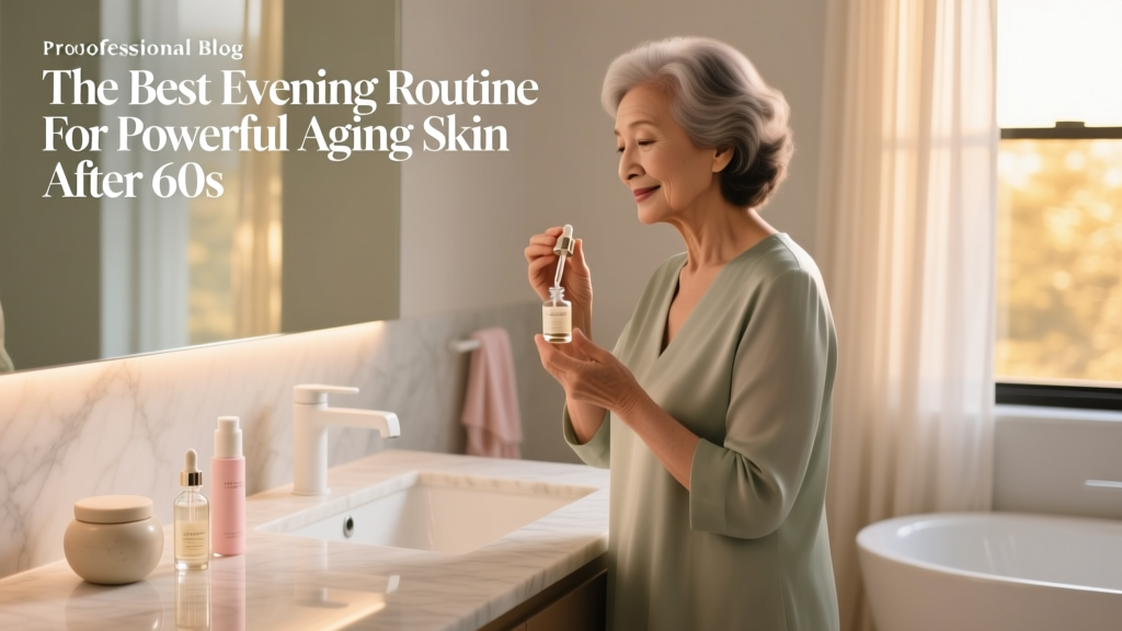 The Best Evening Routine For Powerful Aging Skin After 60s