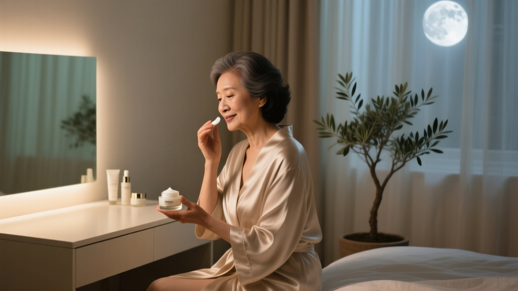 The Best Nighttime Routine For Budget Aging Skin After 50s