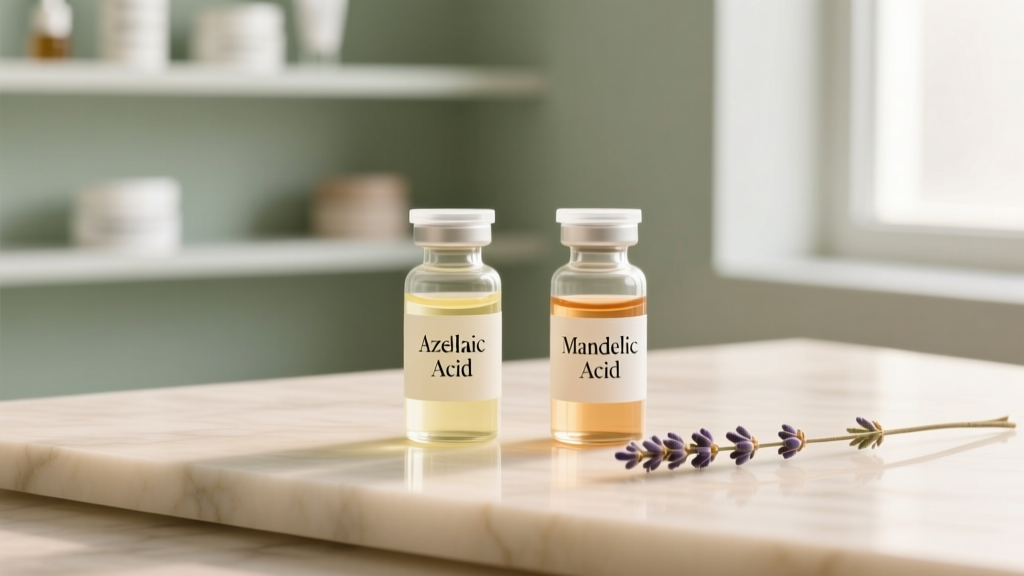 How Azelaic Acid Compares To Mandelic Acid For Combination Skin Care