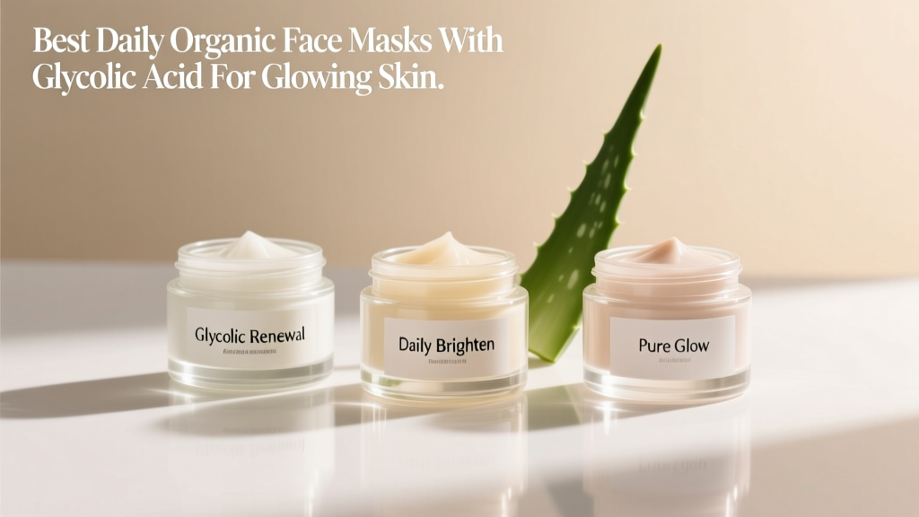 Best Daily Organic Face Masks With Glycolic Acid For Glowing Skin