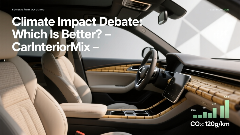 Climate Impact Debate: Which Is Better? - CarInteriorMix