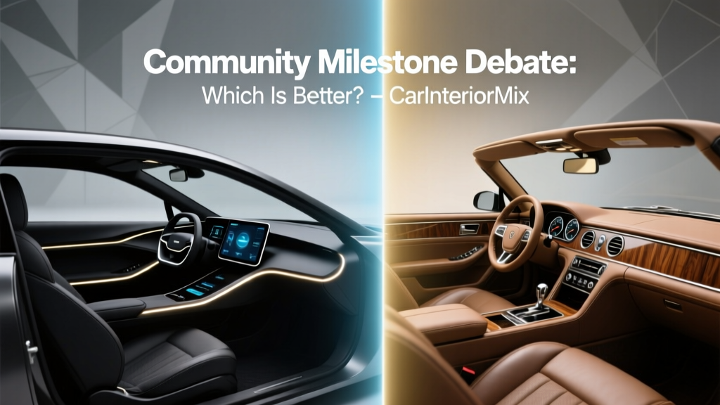 Car Interior Community Milestone Debate (2026)