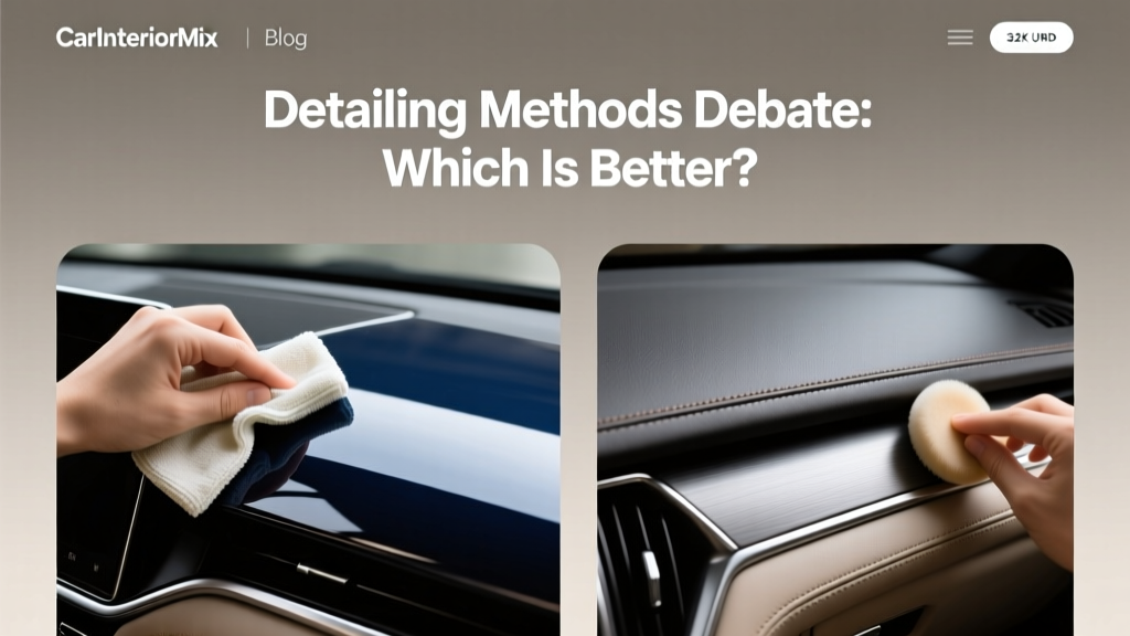 Detailing Methods Debate: Which Is Better? - CarInteriorMix
