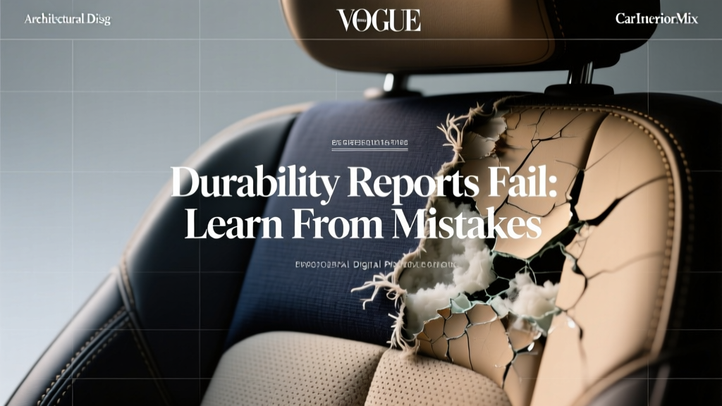 Durability Reports Fail: Lessons from CarInteriorMix