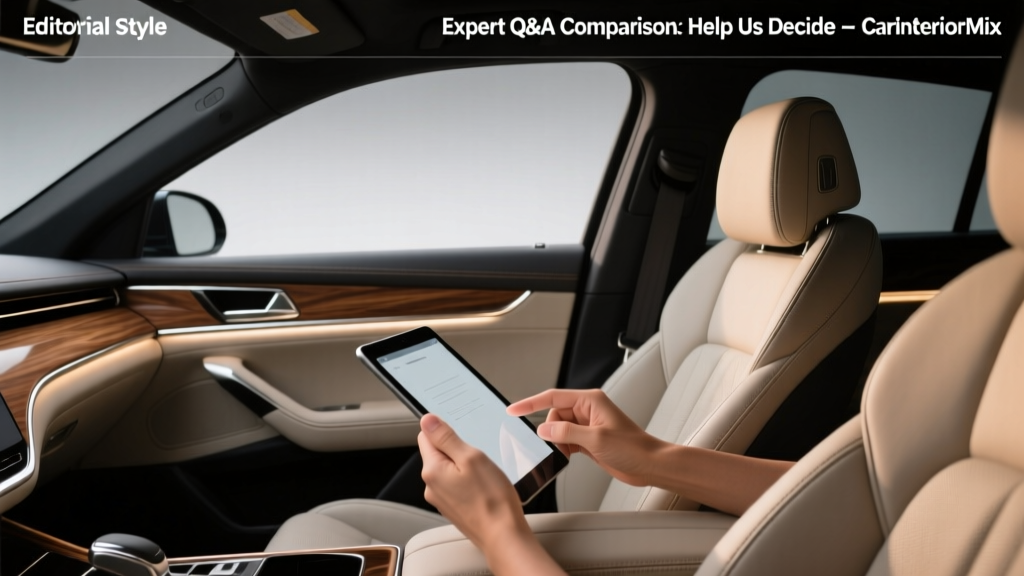 Expert Q&A Comparison: Help Us Decide - CarInteriorMix