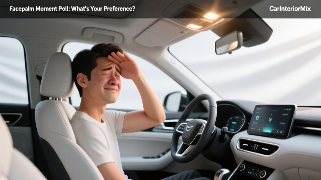 Facepalm Moment Poll: Car Interior Preferences (2026)