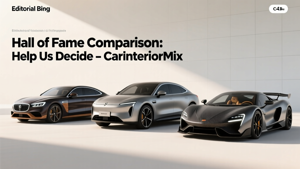 Hall of Fame Comparison: Help Us Decide - CarInteriorMix