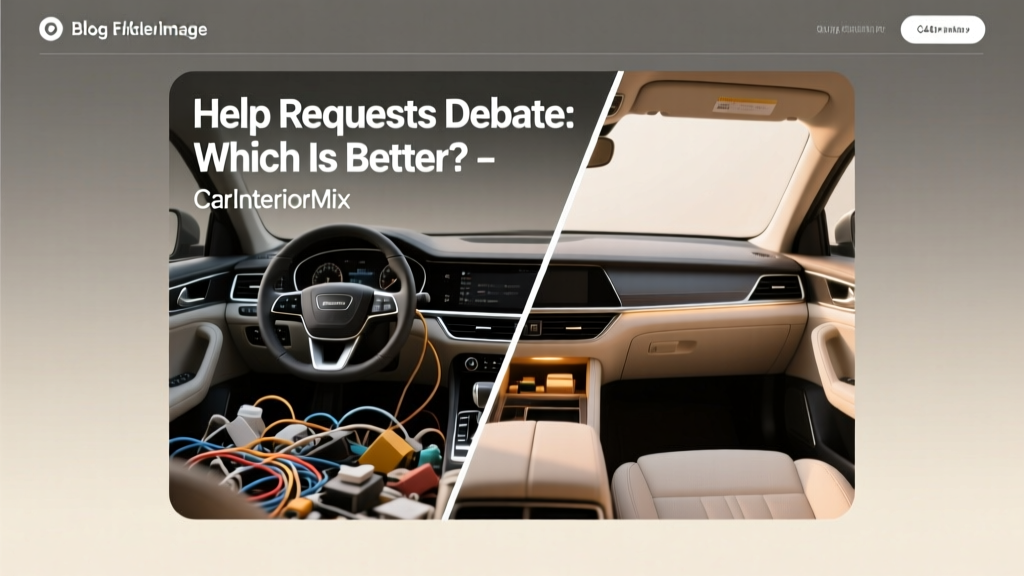 Help Requests Debate: Which Is Better? - CarInteriorMix