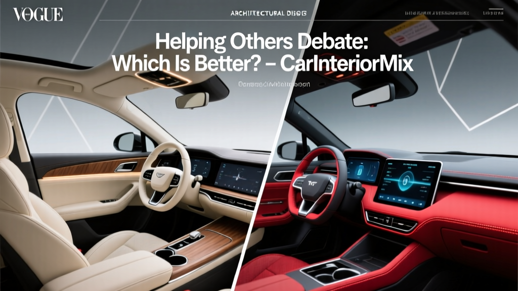 Helping Others Debate: Which Is Better? - CarInteriorMix