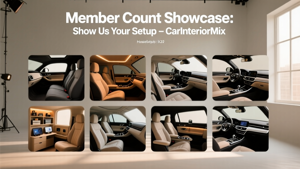 Member Count Showcase: Show Us Your Setup - CarInteriorMix
