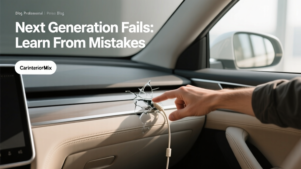 Next Generation Fails: Learn From Mistakes - CarInteriorMix