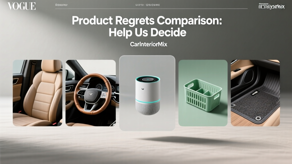 Product Regrets Comparison: Help Us Decide - CarInteriorMix