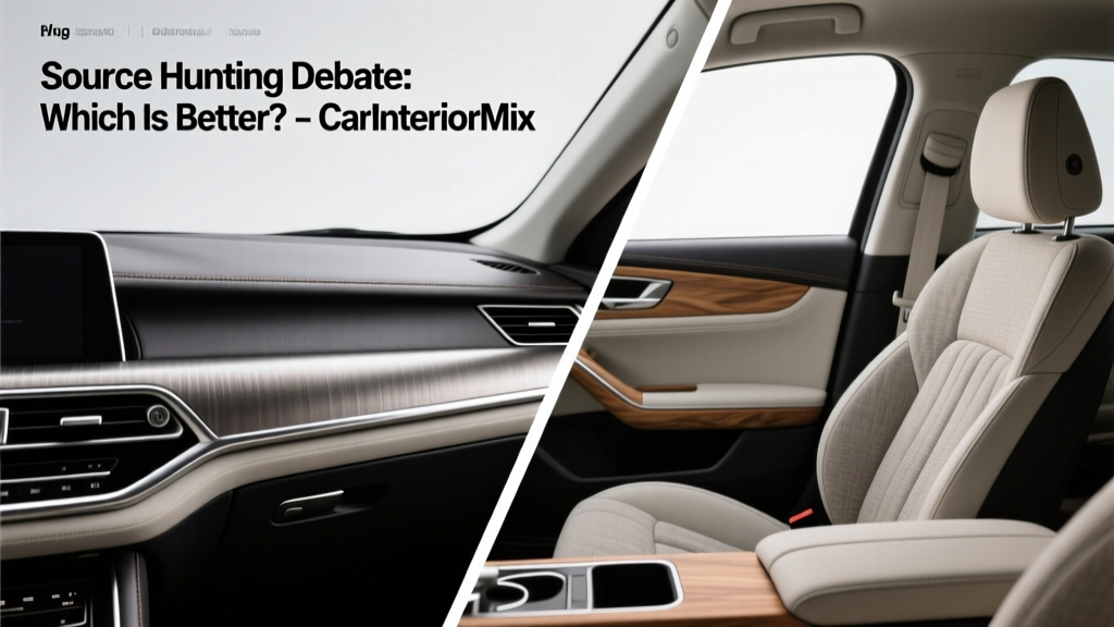 Source Hunting Debate: Which Is Better? - CarInteriorMix