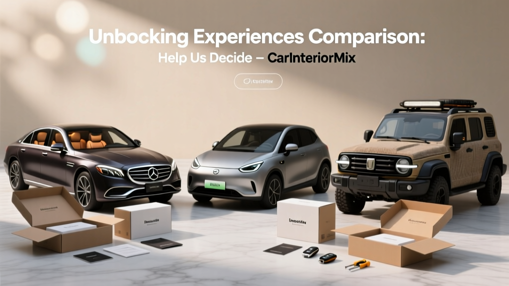 Unboxing Experiences: CarInteriorMix Community Vote