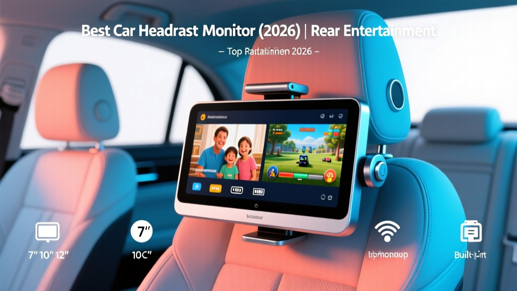 Best Car Headrest Monitor (2026) | Rear Entertainment