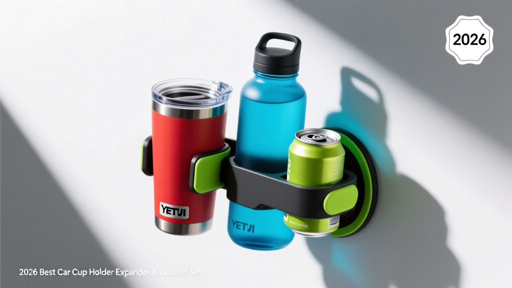 Best Car Cup Holder Expander & Coaster Set (2026)
