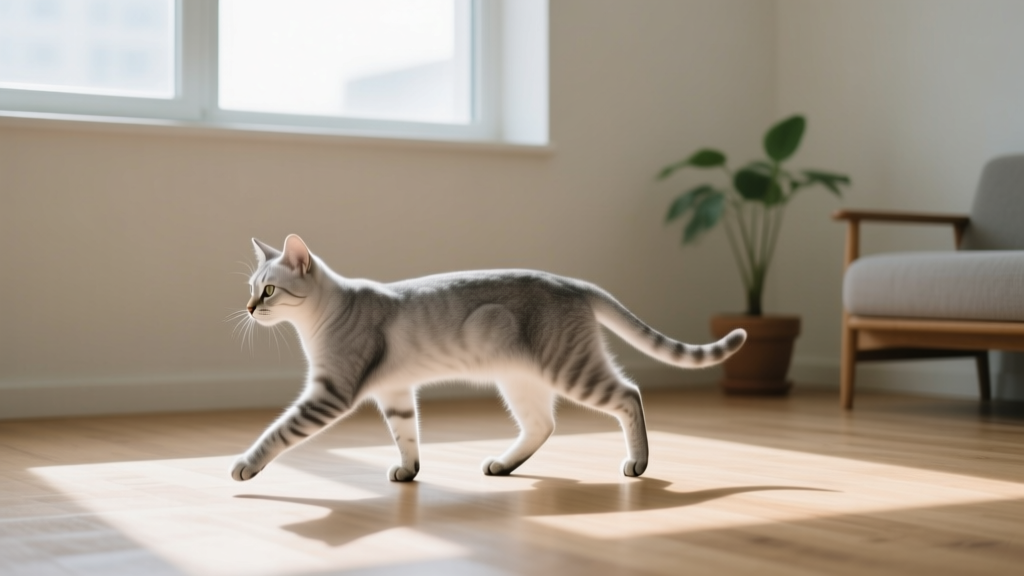 Breeze Cat: Light-Footed Graceful Movement