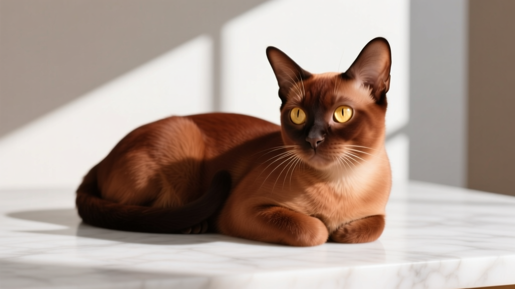 Burmese Cat: Brick-Colored Cuddlers