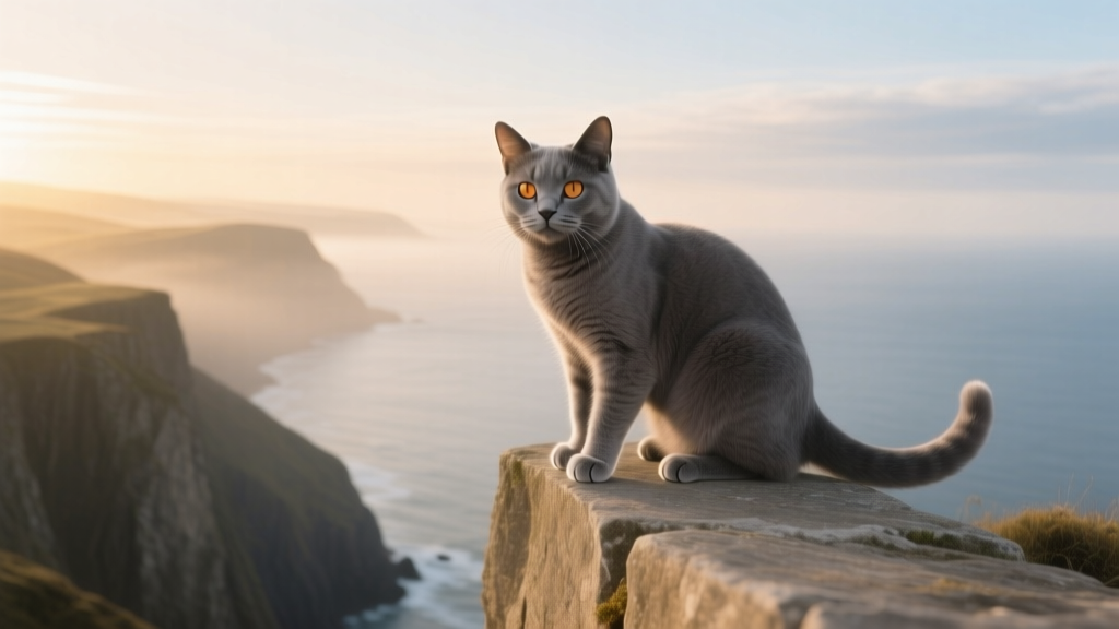 Cliff Cat: High-Place Comfort Breed Trait