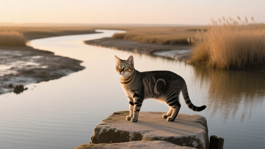 Delta Cat: River-Mouth Region Breed Origin