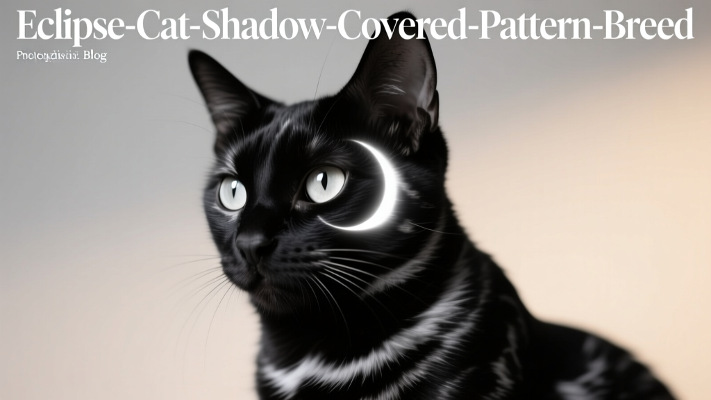 Eclipse Cat: Shadow-Covered Pattern Breed