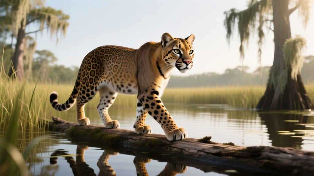 Everglades Cat: Florida Swamp Adaptation