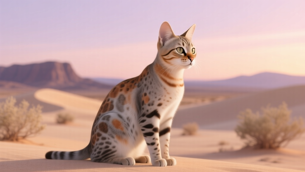 Mojave Spotted: Desert-Inspired Domestic Breed