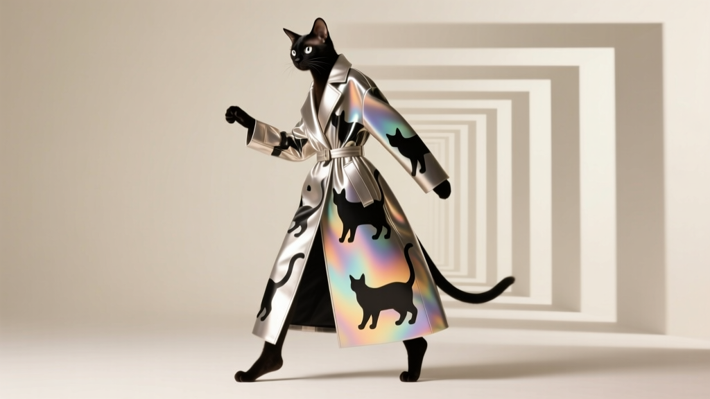 Mirage Cat: Illusion-Pattern Coat Type
