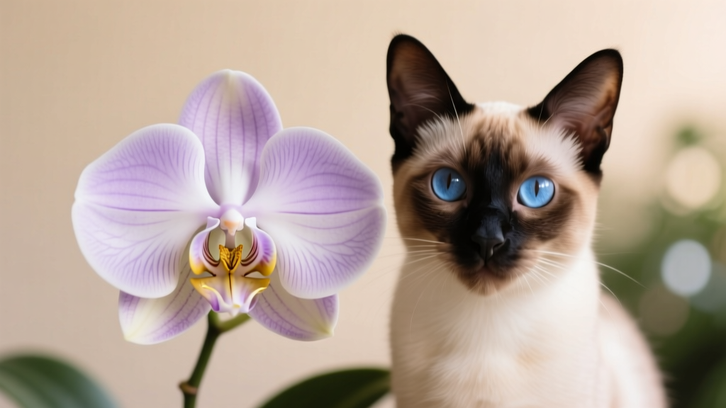 Orchid Cat: Exotic-Flower Named Beauty