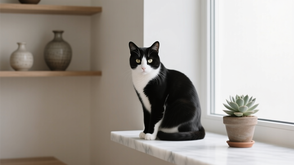 Sage Cat: Wise-Eyed Calm Temperament