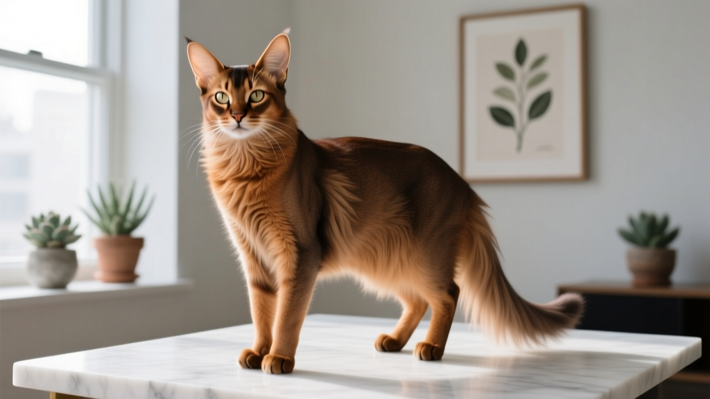 Somali Cat: Long-Haired Abyssinian Beauty