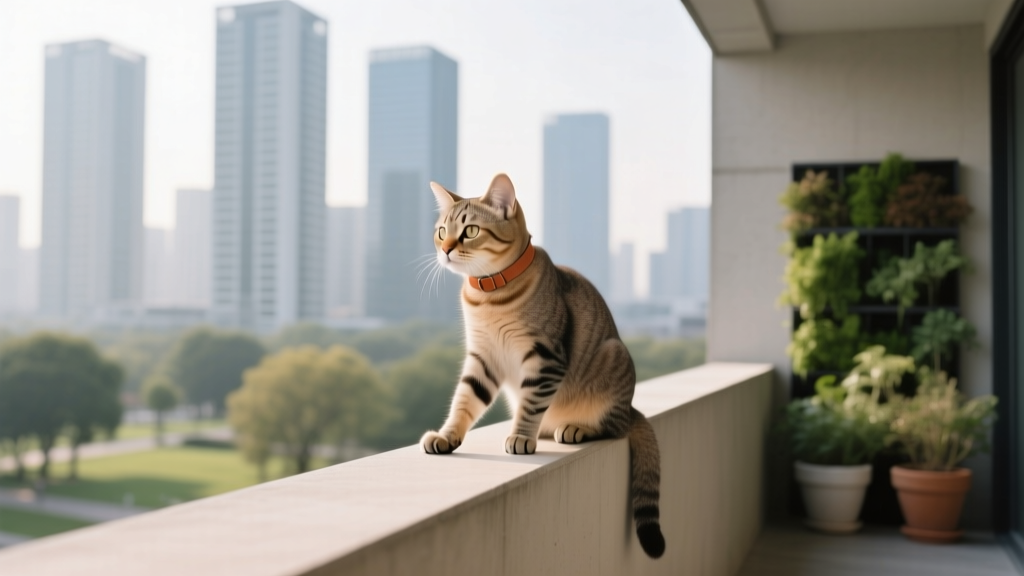 Urban Cat: City-Adapted Compact Breed