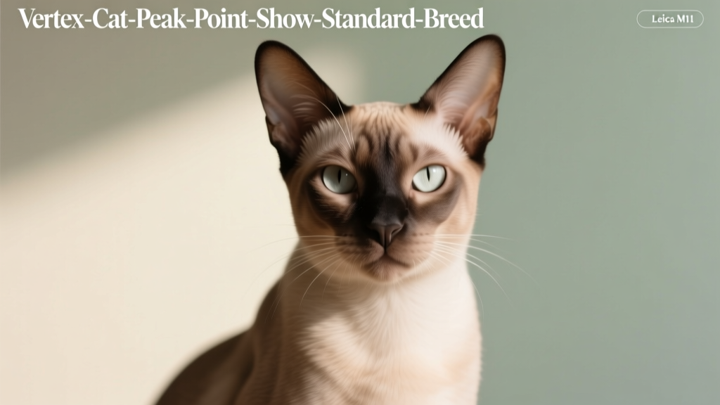 Vertex Cat: Peak-Point Show Standard Breed