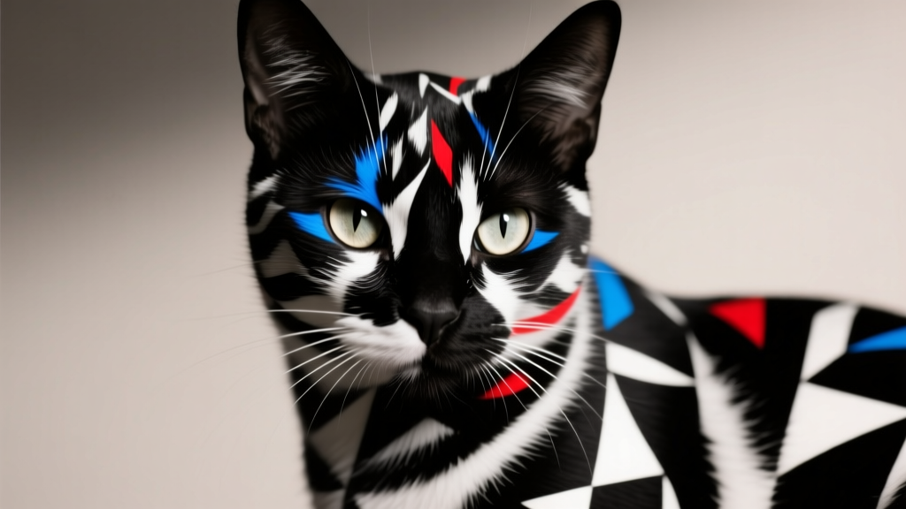 Vivid Cat: High-Contrast Pattern Breeding