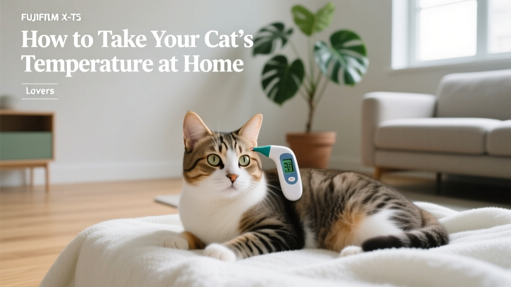 How to Take Your Cat's Temperature at Home