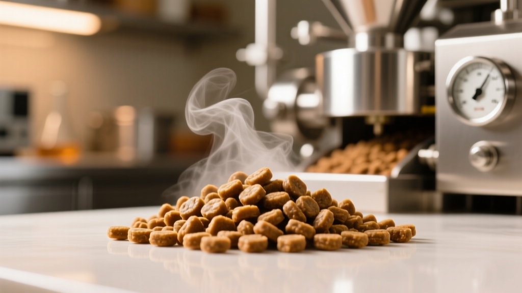 Cat Food Extrusion Moisture Content: Process Parameter Effect