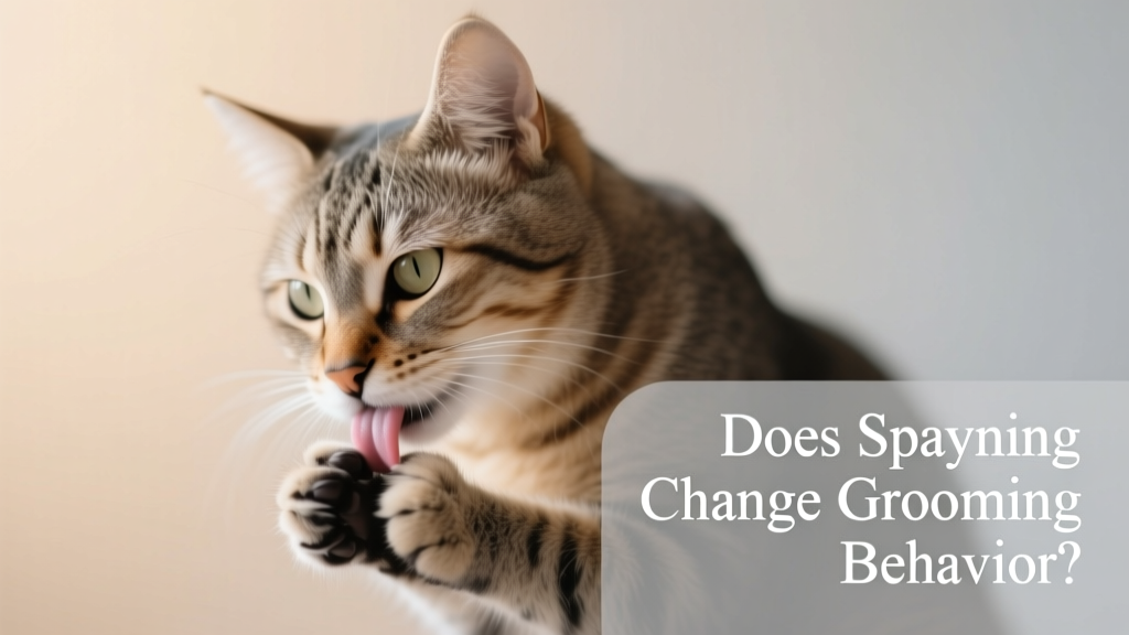 Does spaying a cat change behavior for grooming? What vets *actually* see in 12,000+ post-op cases—and why your cat might suddenly over-groom, under-groom, or stop self-cleaning altogether (and what to do before it becomes a skin emergency)