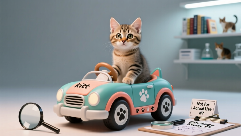 Are There Real Kitt Cars for Kittens? The Truth About Miniature Cat Vehicles — What Vets & Ethologists Say About Safety, Stimulation, and Why Most 'Kitt Cars' Are Just Clever Toys (Not Actual Transport)