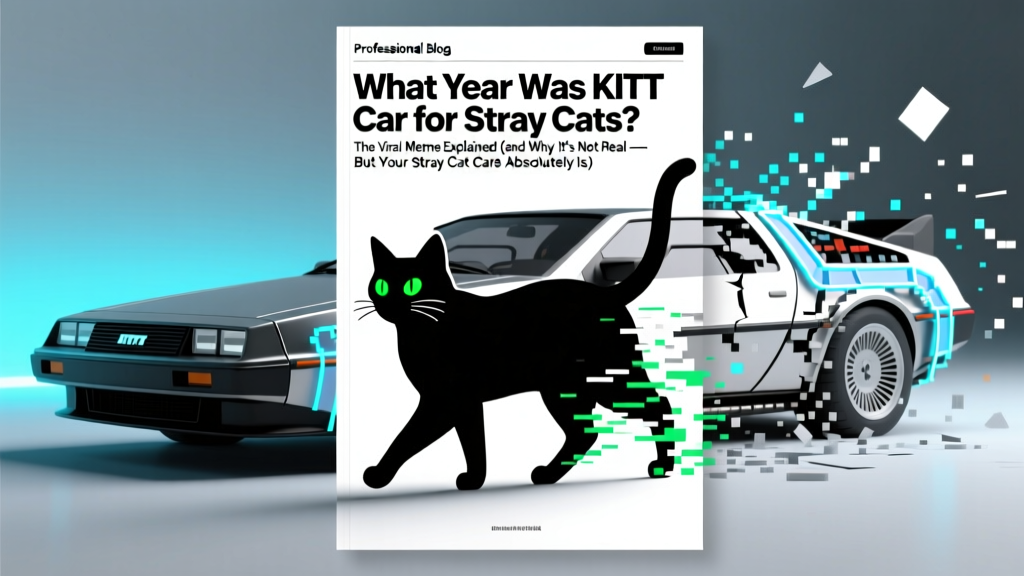 What Year Was KITT Car for Stray Cats? The Viral Meme Explained (and Why It’s Not Real — But Your Stray Cat Care Absolutely Is)