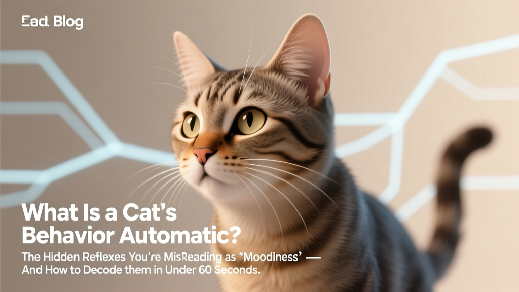 What Is a Cat’s Behavior Automatic? The Hidden Reflexes You’re Misreading as ‘Moodiness’ — And How to Decode Them in Under 60 Seconds