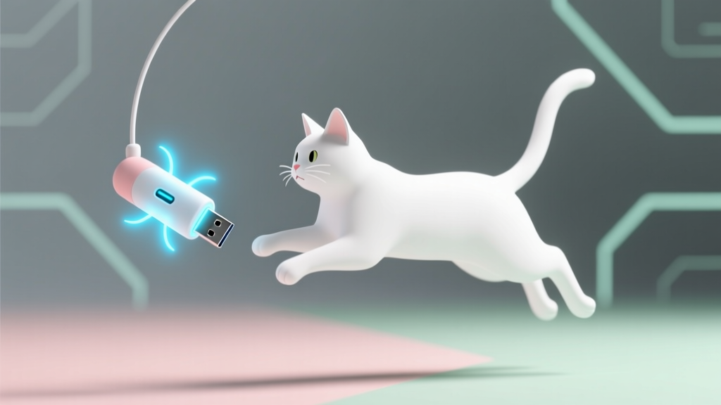 What Cat Behaviors USB Rechargeable Devices Actually Trigger — And Why Your 'Smart Toy' Might Be Stressing Your Cat (A Vet-Reviewed Behavioral Breakdown)