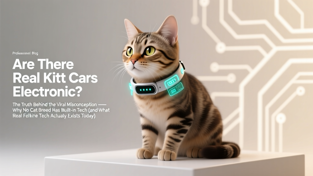 Are There Real Kitt Cars Electronic? The Truth Behind the Viral Misconception — Why No Cat Breed Has Built-In Tech (and What Real Feline Tech Actually Exists Today)