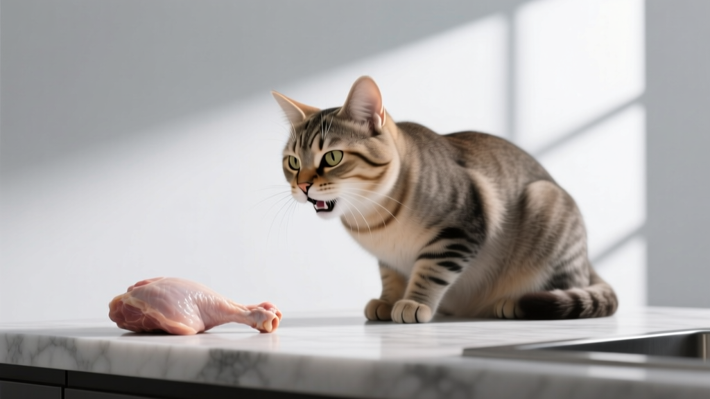Why Is My Cat Hissing at Raw Food? 5 Hidden Stress Triggers You’re Overlooking (and How to Fix Them Without Switching Diets)