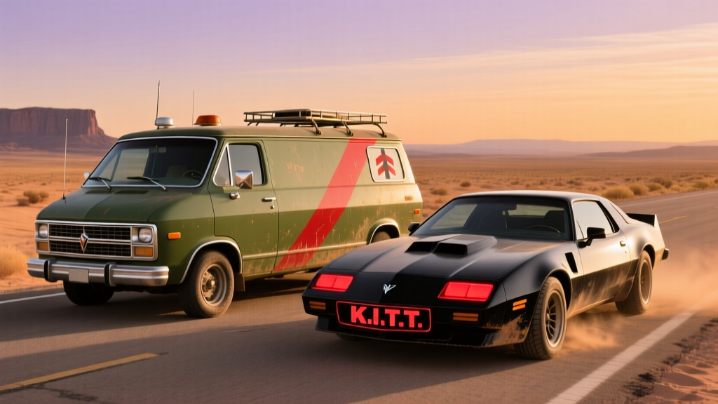 What the A-Team’s Van & KITT’s Pontiac Taught Us About Real Outdoor Survival in the 80s—And Why Those Lessons Still Work Better Than Most Modern Gear Today