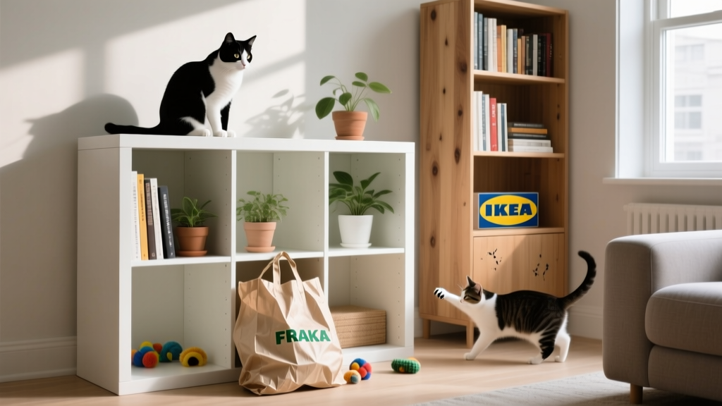What Does Cat Behavior Mean IKEA? Decoding Why Your Cat Obsesses Over KALLAX Shelves, Scratches BILLY Bookcases, and Naps in FRAKTA Bags (7 Real-World Patterns Explained)