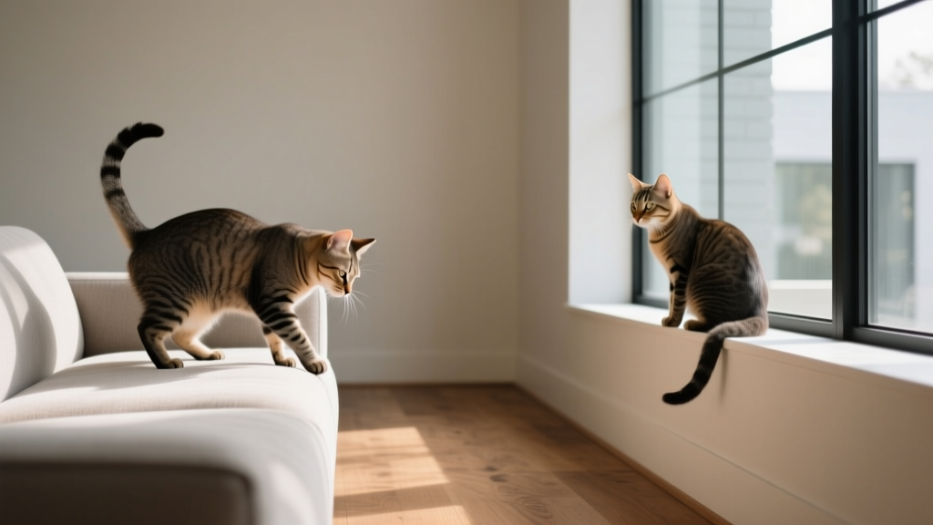 Can cats learn bad behavior from other cats? The truth about feline social learning — and how to stop your cat from copying aggression, litter box avoidance, or excessive meowing before it becomes a habit.
