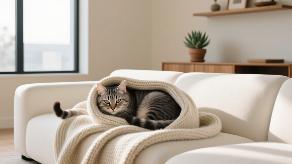 What Is Cat Nesting Behavior Dry Food? (Spoiler: It’s Not About the Kibble—Here’s What Your Cat Is *Really* Trying to Tell You With That Blanket Burrow)