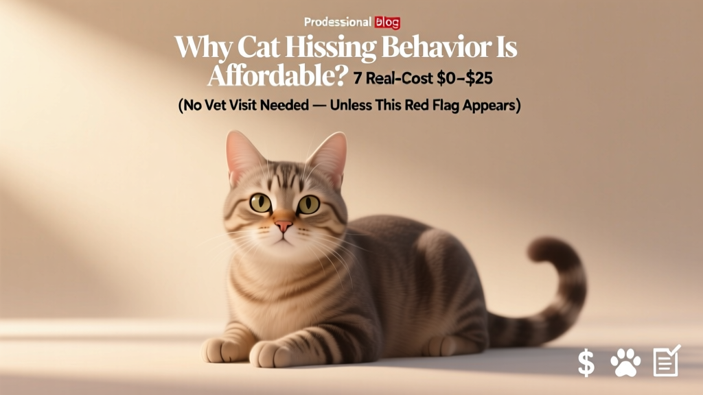 Why Cat Hissing Behavior Affordable? 7 Real-World Fixes That Cost $0–$25 (No Vet Visit Needed — Unless This Red Flag Appears)