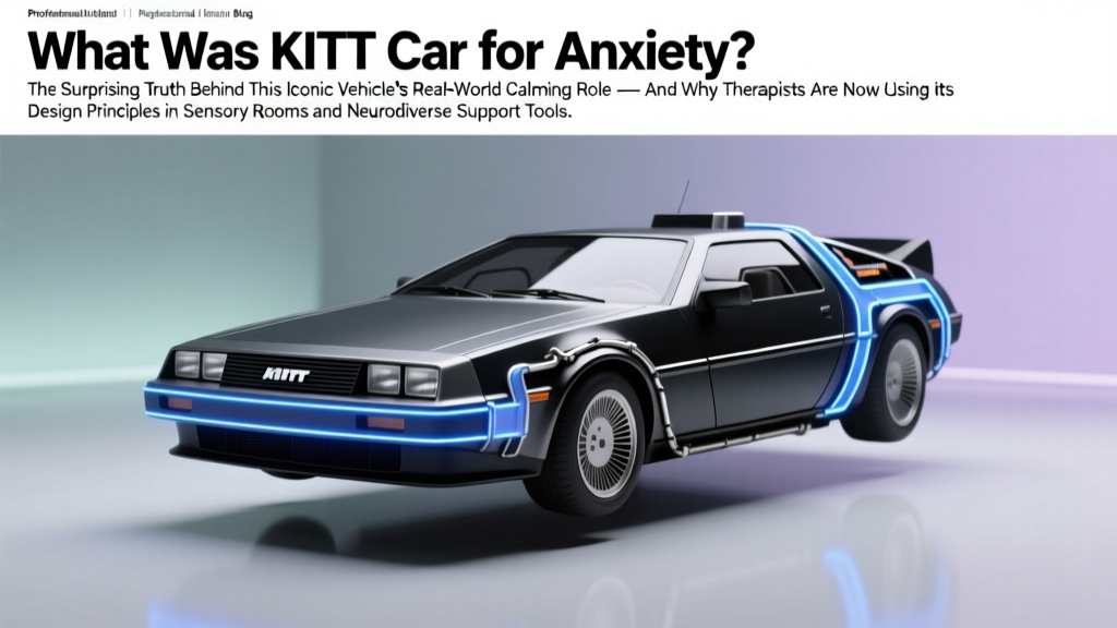 What Was KITT Car for Anxiety? The Surprising Truth Behind This Iconic Vehicle’s Real-World Calming Role — And Why Therapists Are Now Using Its Design Principles in Sensory Rooms and Neurodiverse Support Tools